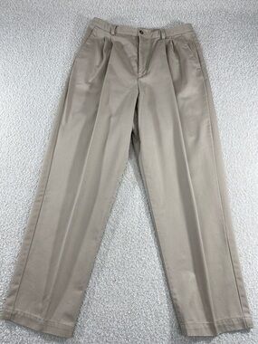 Eddie Bauer Khaki Pleated Women's Chinos - Light Tan